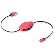 RETRAK Lightning Charge & Sync 1m ružový - Dátový kábel