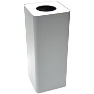 Waste bin Caimi Brevetti Centolitri G, 100 L, white, glass - Rubbish Bin