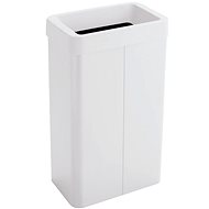 Waste bin Caimi Brevetti Maxi W,70 L, white, clear glass - Rubbish Bin