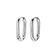 Rosefield Large Oval Hoops Silver 25,5 × 17,5 mm, JEOLS-J568 - Earrings