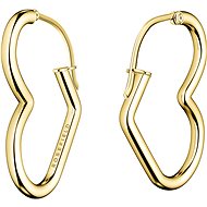 Rosefield Heart Hoops Gold 25,7 × 17,5 mm, JEHHG-J579 - Earrings