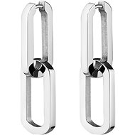 Rosefield Dual Hoops Silver 17,7 × 9,7 mm, JEDHS-J586 - Earrings