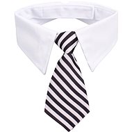 Merco Gentledog tie for dogs black and white L - Dog Scarves