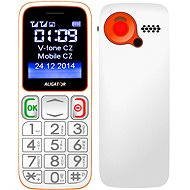 Aligator A320 Senior White Orange Dual SIM - Mobilný telefón