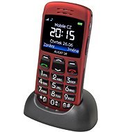 Aligator A620 Senior Red + Desktop Charger  - Mobile Phone