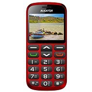 Aligator A870 GPS Senior Red + Desktop Charger - Mobile Phone