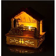 RETLUX RXL 346 Wooden Booth 4LED WW - Christmas Lights