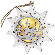 RETLUX RXL 464 Star Church 14cm 3LED WW - Christmas Decoration