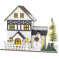 RETLUX RXL 465 Winter house 18cm 7LED WW - Christmas Decoration