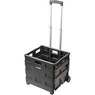 Keeeper Olli 45 L Black Folding Shopping Trolley - Collapsible Cart