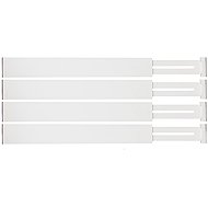 RUHHY 25632 Drawer organizer adjustable 42 - 56 cm, 4 pcs, white - Drawer Organiser