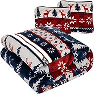 Ruhhy 24825 Blanket 160 × 200 cm + 2 pillowcases 40 × 40 cm - Blanket