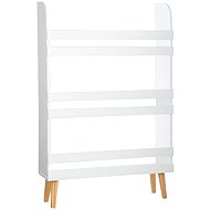 Ruhhy 26440 Children's bookcase 95 × 15 × 50 cm, white - Bookshelf