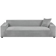 Ruhhy 26181 Elastic cover for corner sofa 190-230 cm, cushion 45 x 45 cm, dark grey - Cover