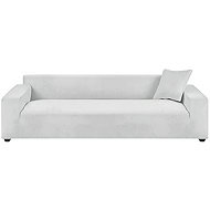 Ruhhy 26182 Elastic cover for corner sofa 190-230 cm, cushion 45 x 45 cm, light grey - Cover
