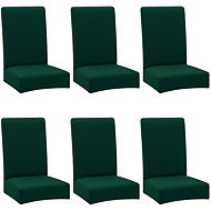 Ruhhy 25992 Elastic chair cover, 65 x 40 x 35 cm 6 pcs, green - Chair Cover