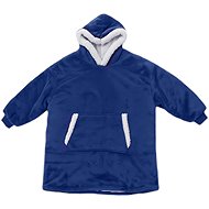 Ruhhy 26147 TV hoodie XXL, dark blue - Wearable Blanket