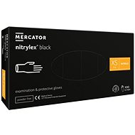 MERCATOR MEDICAL Nitrylex Black černé, 100 ks, vel. XS - Medical Gloves