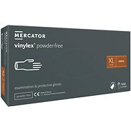 MERCATOR MEDICATOR Vinylex Powder Free white, 100 pcs, size 1.5 mm XL - Medical Gloves
