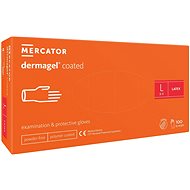 MERCATOR MEDICATOR Dermagel Coated white 100 pcs, size 1.5 mm L - Medical Gloves