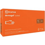 MERCATOR MEDICATOR Dermagel Coated bílé 100 ks, vel. XL - Medical Gloves