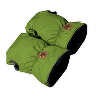 Baby Nellys DUO stroller sleeve, olive - Stroller Hand Muff