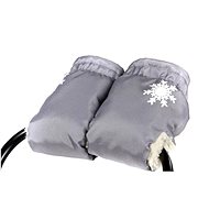 Baby Nellys Stroller Sleeve Wool WOLF - grey - Stroller Hand Muff