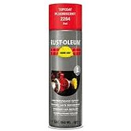 Rust-Oleum Fluorescent Spray Paint HARD HAT® Topcoat Fluorescent 500 ml, red - Spray Paint