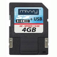 Mivvy Secure Digital 4GB - Memory Card