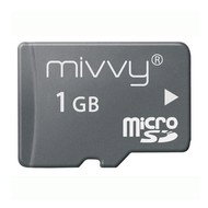 Mivvy microSD 1GB - Memory Card