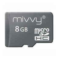 Mivvy microSDHC 8GB - Memory Card