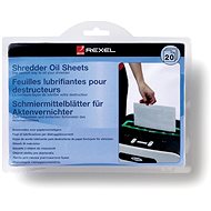 REXEL Ölblätter für die Wartung des Aktenvernichters 20 Stück - Ölpapier