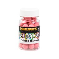 Mikbaits Floating Fluo Boilie Strawberry Exclusive, 10mm, 60ml - Pop-up Boilies