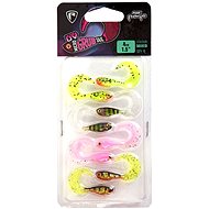 FOX Rage Micro Grub Tail Ultra UV 4cm Mixed Colours 8pcs - Rubber Bait
