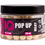 LK Baits IQ Method Feeder Fluoro Pop-up Boilies Milky 10-12mm 150ml - Boilies