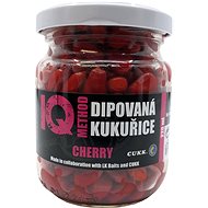 LK Baits IQ Method Dipped Corn Cherry 220ml - Particle