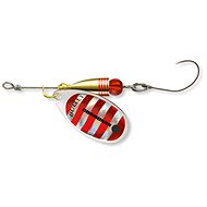 Cormoran Bullet Spinner Single Hook Size 2 4g Silver/Red Stripes - Spinner