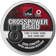DAM Crosspower 8-Braid 0.22mm 13.5kg 30lb 150m Dark Grey - Line