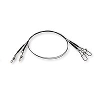 Effzett Coated Core 7 Spin Leader Black Size 4 24kg 40cm, 2pcs - Cable