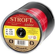 Stroft: Vlasec Color Red 0,22 mm 4,7 kg 500 m - Silon na ryby