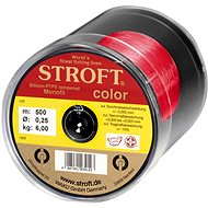 Stroft: Fishing Line Color Red 0.22mm 4.7kg 500m - Fishing Line