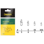 Delphin Fastlock Snap C-01, size 0, 8kg, 10pcs - Snap Hook