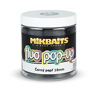 Mikbaits Floating Fluo Boilie, Black Pepper, 18mm, 250ml - Pop-up Boilies