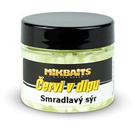 Mikbaits Worms in Dip Stinky Cheese 50ml - Bait