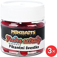 Mikbaits Soft Feeder Extrusions Spicy Plum 3 × 50 ml - Extruded