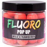 LK Baits Pop-Up Fluoro Wild Strawberry, 18mm, 200ml - Pop-up Boilies