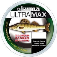 Okuma Ultramax Zander 0,28 mm 13 lbs 6,9 kg 785 m Grey - Silon na ryby