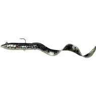 Savage Gear 4D Real Eel, 20cm, 38g, Black Green Pearl PHP - Rubber Bait