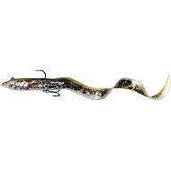 Savage Gear 4D Real Eel, 20cm, 38g, Olive Pearl PHP - Rubber Bait