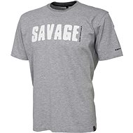 Savage Gear Simply Savage Tee, Light Grey Melange, size M - T-Shirt